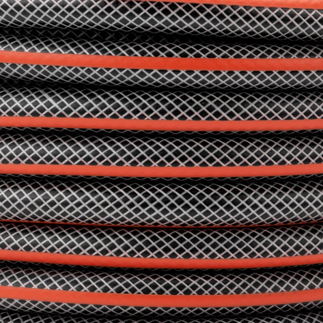 Шланг поливочный ПВХ 3-х слойный армированный 1/2" 25м Стандарт ЧЕТЫРЕ СЕЗОНА 