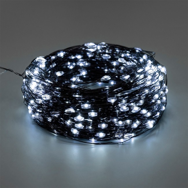 Гирлянда Роса с контроллером 20м, 200LED, IP20, 230В, зеленый провод, белое свечение Гирлянда Роса с контроллером 20м, 200LED, IP20, 230В, зеленый провод, белое свечение