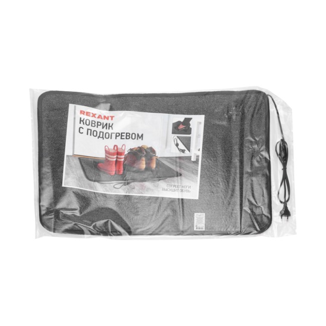 Коврик с подогревом RNX-75, 220В, 50Гц, 75Вт, IPX1, 500х700 мм REXANT Коврик с подогревом RNX-75, 220В, 50Гц, 75Вт, IPX1, 500х700 мм REXANT