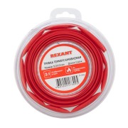 Трубка термоусаживаемая ТУТ нг 5,0/2,5мм, красная, ролик 2,44м REXANT Трубка термоусаживаемая ТУТ нг 5,0/2,5мм, красная, ролик 2,44м REXANT