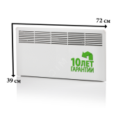 Конвектор 750W электронный термостат IP21 с вилкой 389мм ENSTO Конвектор 750W электронный термостат IP21 с вилкой 389мм ENSTO