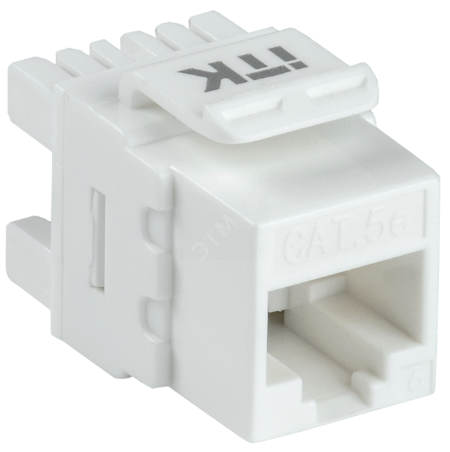 Модуль Keystone Jack кат. 5E UTP 110 IDC 180 град.
