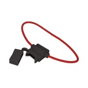 Держатель предохранителя типа стандарт прямоугольный черный REXANT Держатель предохранителя типа стандарт прямоугольный черный REXANT