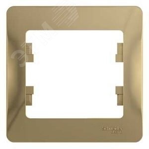 GLOSSA Рамка 1 пост титан GLOSSA Рамка 1 пост титан