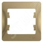 GLOSSA Рамка 1 пост титан GLOSSA Рамка 1 пост титан