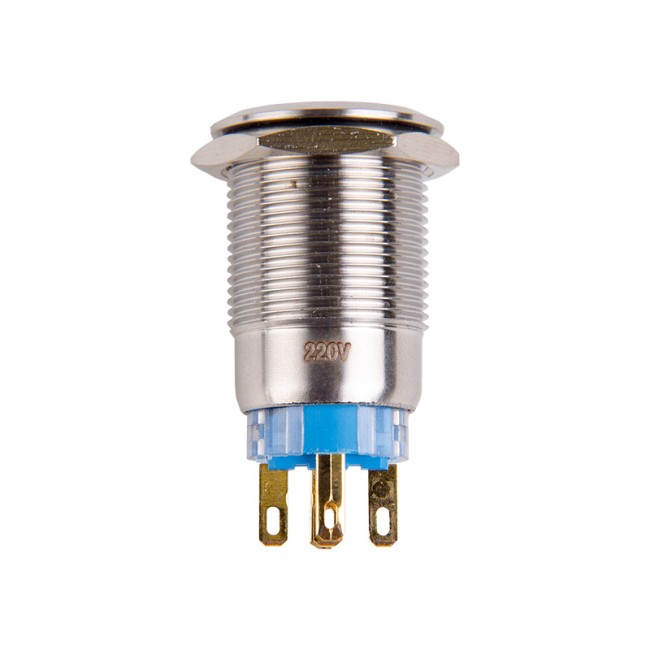 Кнопка антивандальная Ø19 12В(LED) Б/Фикс (5с) OFF-(ON) / ON-(OFF) красная (A19-C1) REXANT Кнопка антивандальная Ø19 12В(LED) Б/Фикс (5с) OFF-(ON) / ON-(OFF) красная (A19-C1) REXANT