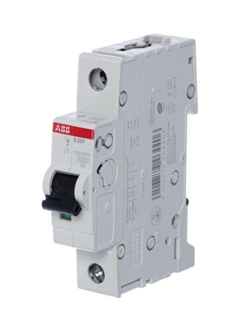 Выключатель автоматический модульный 1п C 10А 6кА S201 C10 ABB 2CDS251001R0104 Выключатель автоматический модульный 1п C 10А 6кА S201 C10 ABB 2CDS251001R0104
