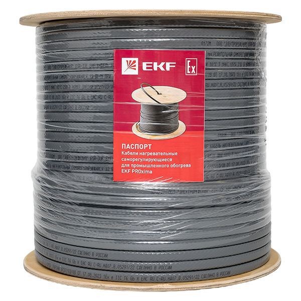 Кабель нагревательный саморег. ESR-33F 33Вт/м фторопласт EKF ESR-33F-200 Кабель нагревательный саморег. ESR-33F 33Вт/м фторопласт EKF ESR-33F-200
