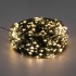 Гирлянда Роса с контроллером 30м, 300LED, IP20, 230В, зеленый провод, теплое белое свечение 