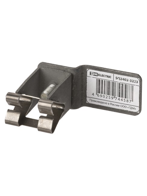 Держатель под черепицу стальной фиксатор для прута Ø8 мм, основание 58 мм, гор. цинк. TDM Держатель под черепицу стальной фиксатор для прута Ø8 мм, основание 58 мм, гор. цинк. TDM