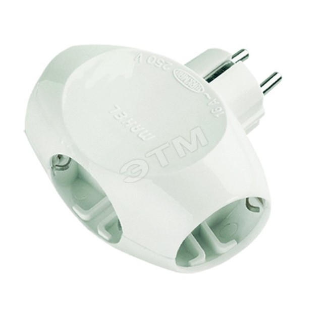 Тройник 16 А с заземлением Тройник 16 А с заземлением