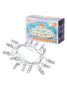 Гирлянда светодиодная "Прищепки" 3 м, 15LED, белый, 8 режимов, 250 В, IP20, TDM Гирлянда светодиодная "Прищепки" 3 м, 15LED, белый, 8 режимов, 250 В, IP20, TDM