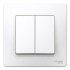 Выключатель 2-кл. СП Blanca 10А IP20 (сх. 5) 250В бел. SE BLNVS010501