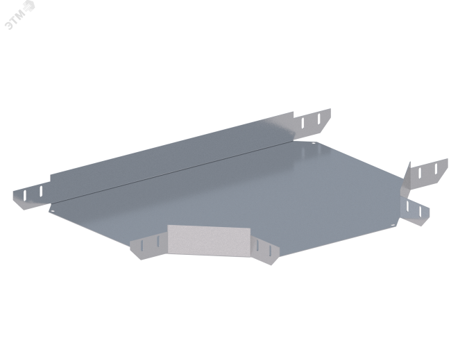 Лоток тройниковый горизонтальный ЛМс-Т 400х200-1,5ц УТ1,5