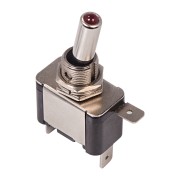Тумблер 12V 20А (3c) ON-OFF однополюсный с красной LED подсветкой (ASW-07D) REXANT Тумблер 12V 20А (3c) ON-OFF однополюсный с красной LED подсветкой (ASW-07D) REXANT