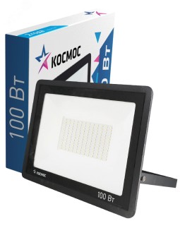 Прожектор светодиодный ДО-100Вт 6500К 8000Лм IP65 Космос Прожектор светодиодный ДО-100Вт 6500К 8000Лм IP65 Космос