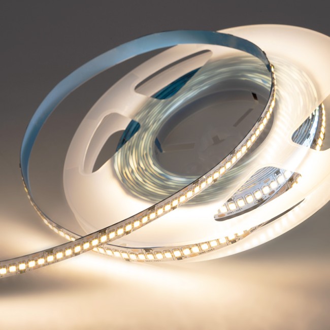 Лента светодиодная 24В, SMD2835, 240 LED/м, 3000К, 15мм, 5м, IP20 LAMPER