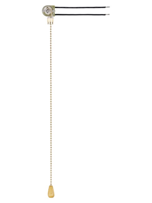 Сонетка-выключатель для бра с цепочкой 3А 250В золото TDM Сонетка-выключатель для бра с цепочкой 3А 250В золото TDM