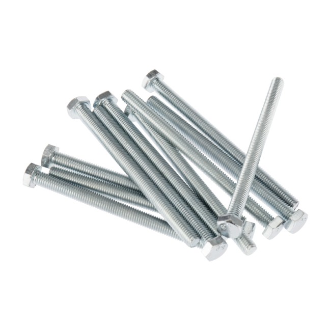 Болт шестигранный DIN 933, 8х110 короб (20 шт/уп) KRANZ