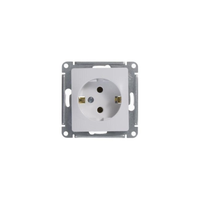 Розетка 1-м СП Glossa 16А IP20 с заземл. механизм бел. SE GSL000143 Розетка 1-м СП Glossa 16А IP20 с заземл. механизм бел. SE GSL000143