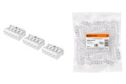 Клемма пружинная соединительная КСПн5-3L+N+PE, 16 A, с монтажной ножкой TDM Клемма пружинная соединительная КСПн5-3L+N+PE, 16 A, с монтажной ножкой TDM