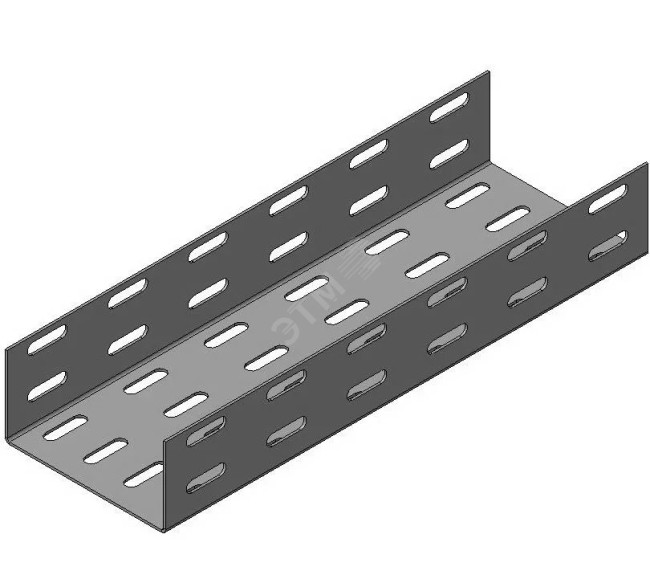 Лоток прямой перфорированный ЛМс-П 50х50-0,7ц УТ2,5 (L=2000мм)