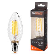 Светодиодная лампа WOLTA FILAMENT 25SCTFT5E14 5Вт 4000K Е14 Светодиодная лампа WOLTA FILAMENT 25SCTFT5E14 5Вт 4000K Е14