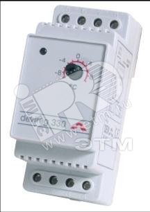 Терморегулятор электронный DEVIreg 330 для теплого пола (+5/+45 град.) на DIN-рейку