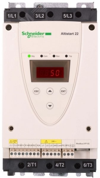 Устройство плавного пуска ATS22 32A управление 220В Устройство плавного пуска ATS22 32A управление 220В