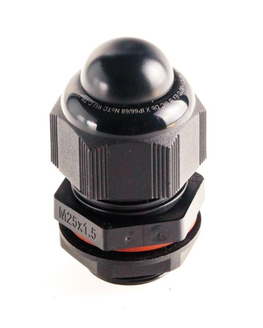 Ввод кабельный взрывозащ. М25х1.5 с уплотнением для небронир. силового кабеля d10-18мм с уплотнит. кольцом и контргайкой полиамид Extherm BM-X6S-LP (DS) Ввод кабельный взрывозащ. М25х1.5 с уплотнением для небронир. силового кабеля d10-18мм с уплотнит. кольцом и контргайкой полиамид Extherm BM-X6S-LP (DS)