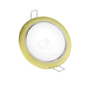 Светильник встраиваемый под лампу GX53 PGX53 10639.23 золото матовое