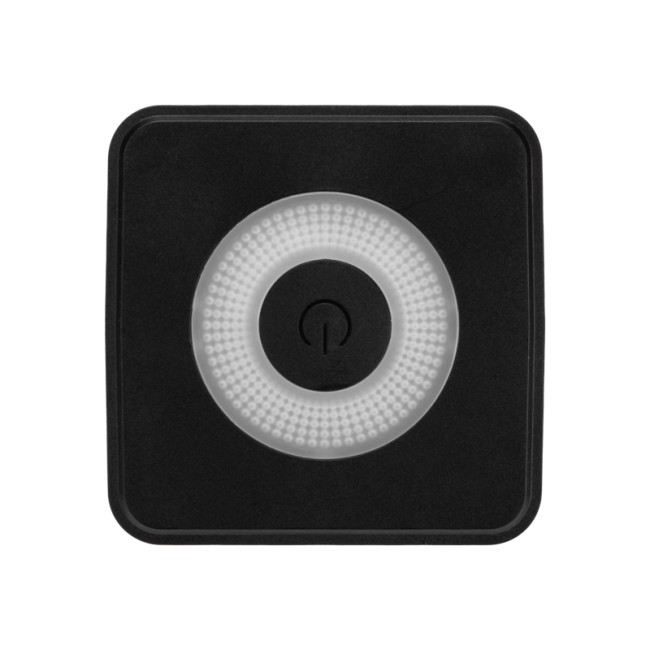 Двойник электрический Куб 16А с заземлением + 2хUSB-A 2,4А + USB Type-C 3А с ночной подсветкой, черный REXANT