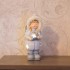 Керамическая фигурка Снегурочка со звездой 7,5x7,5x18 см