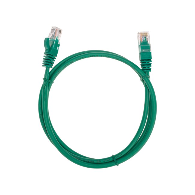 Патч-корд U/UTP, CAT 5e, RJ45-RJ45, 26AWG, LSZH, зеленый, 1м  REXANT
