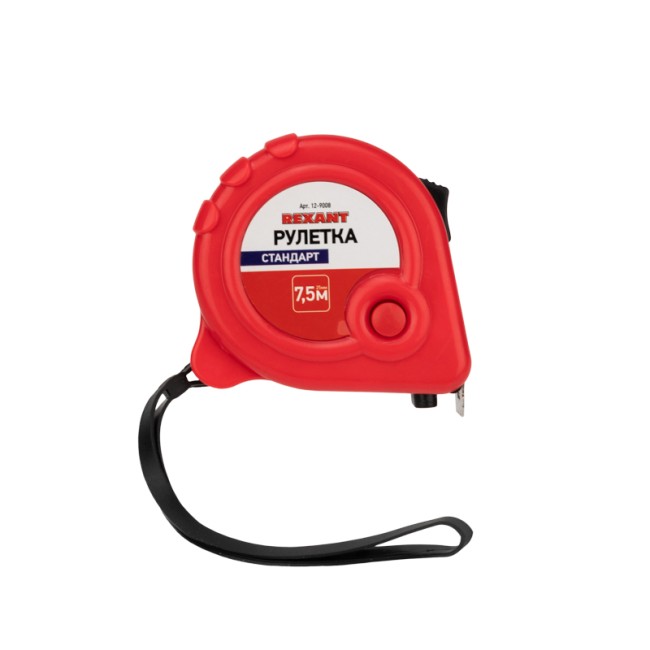 Рулетка измерительная Стандарт, 7,5м х 25мм Рулетка измерительная Стандарт, 7,5м х 25мм