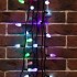 Гирлянда Мультишишки Ø23 мм, 10 м, 80 LED RGB, черный Каучук, IP65, быстрая смена цвета, 230В соединяется NEON-NIGHT (нужен шнур питания 315-000)