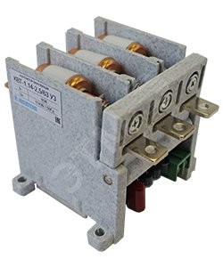КВТ-1,14-2,5/ 63-3 У3, трёхполюсный, 110В, 1з+2р, нереверсивный, без реле, IP00, контактор вакуумный  (ЭТ)