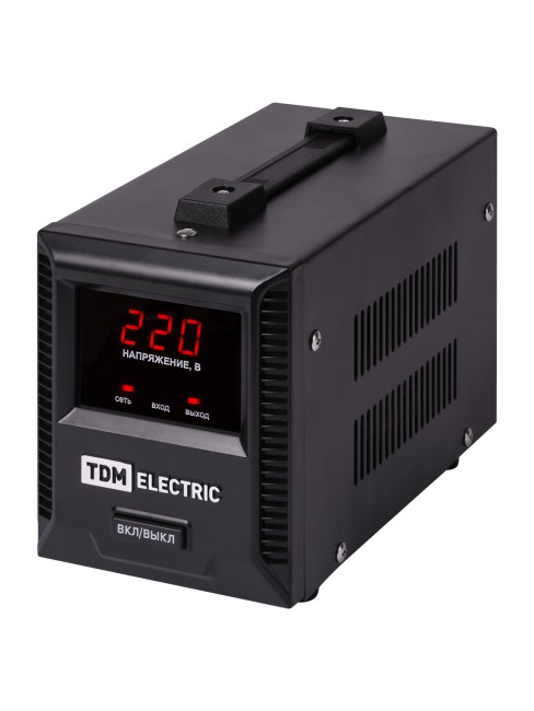Стабилизатор напряжения БСР1-1,0 кВА электронный переносной TDM Стабилизатор напряжения БСР1-1,0 кВА электронный переносной TDM