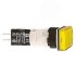 Лампа сигнальная 16ММ 12-24В желтая с диодом