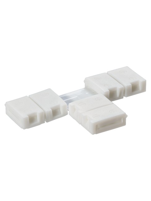 Коннектор для жесткого T-соединения двух светодиодных лент шириной 8 мм, (уп. 2 шт), TDM