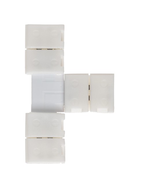 Коннектор для жесткого T-соединения двух светодиодных лент шириной 8 мм, (уп. 2 шт), TDM