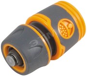 Соединитель двухкомпонентный с автостопом 1/2