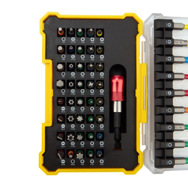 Набор бит с магнитным держателем 25-50 мм, 49 шт. (50 шт./уп.) Kranz Набор бит с магнитным держателем 25-50 мм, 49 шт. (50 шт./уп.) Kranz