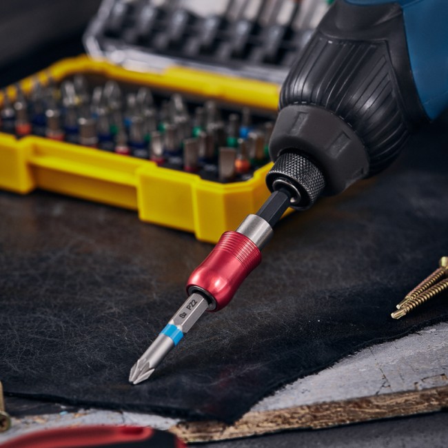 Набор бит с магнитным держателем 25-50 мм, 49 шт. (50 шт./уп.) Kranz Набор бит с магнитным держателем 25-50 мм, 49 шт. (50 шт./уп.) Kranz