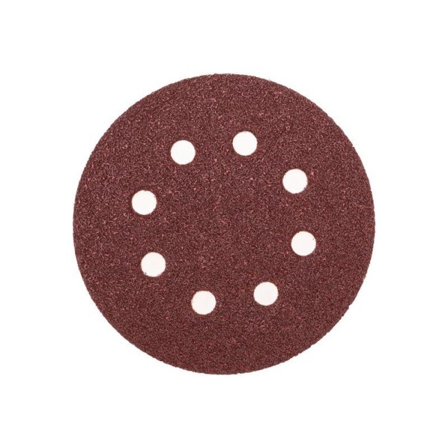 Диск абразивный на ворсовой основе на липучке перфорир. P40 125мм (уп.10шт) Kranz KR-91-1164