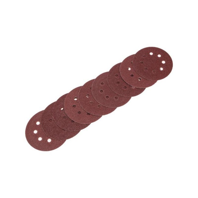 Диск абразивный на ворсовой основе на липучке перфорир. P40 125мм (уп.10шт) Kranz KR-91-1164