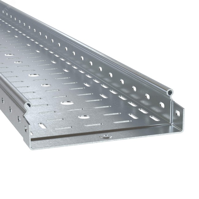 Лоток перфорированный 50x600х4000, 2,0 мм
