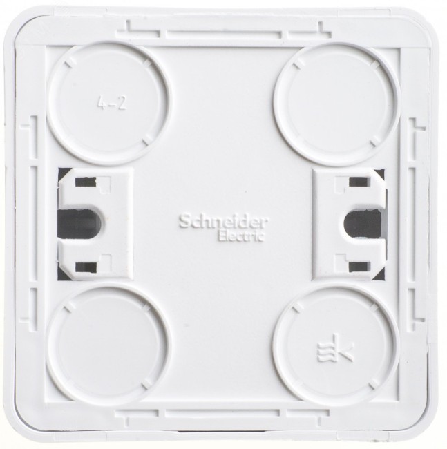 ЭТЮД Переключатель одноклавишный наружный белый сх.6 ЭТЮД Переключатель одноклавишный наружный белый сх.6