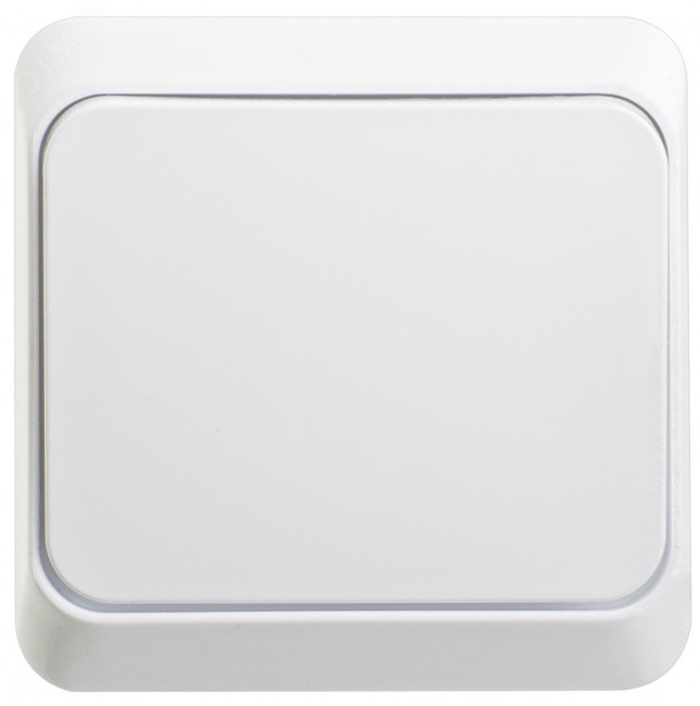 ЭТЮД Переключатель одноклавишный наружный белый сх.6 ЭТЮД Переключатель одноклавишный наружный белый сх.6