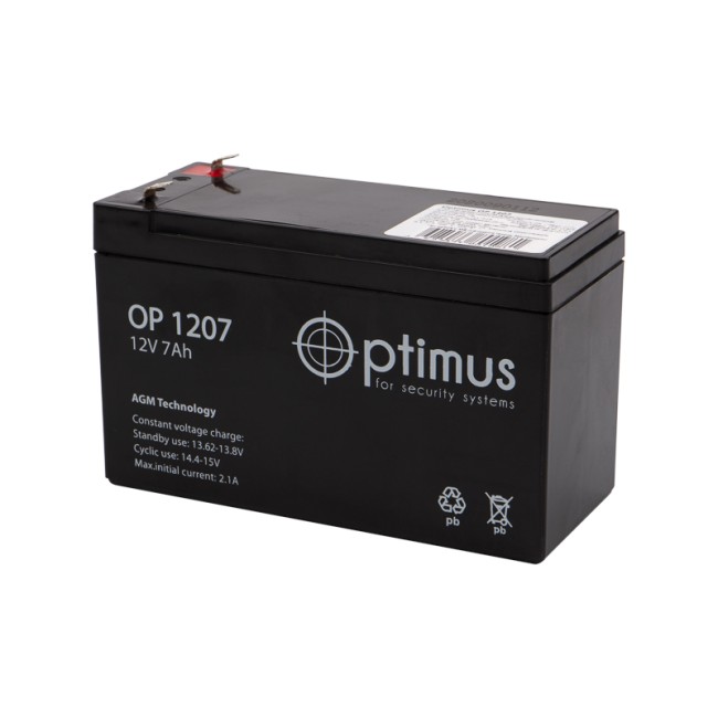 Батарея аккумуляторная 12В, 7Ач, 1 штука Батарея аккумуляторная 12В, 7Ач, 1 штука